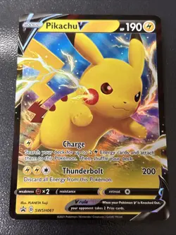 Pikachu V SWSH061 SWSH: Sword & Shield Promo Cards Holo - Image 1