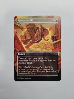MTG - Generous Gift (Borderless) Commander Masters Regular C#0624 - Image 1