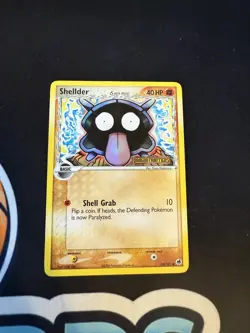 Pokemon Card - Shellder Dragon Frontiers 63/101 Common Reverse Holo Stamped - Image 1