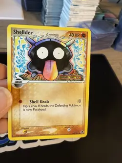 Pokemon Card - Shellder Dragon Frontiers 63/101 Common Reverse Holo Stamped - Image 2