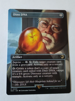 MtG Dino DNA (REX-0020) Rare Full Art English MINT - Image 1