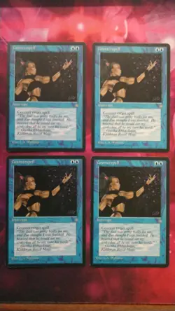 x4 Counterspell Ice Age. Magic The Gathering, MTG. LP, Light Played - Image 1