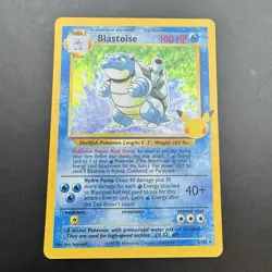 Blastoise 2/102 Classic Collection Celebrations Pokemon Card 25Y Anniversary NM - Image 3
