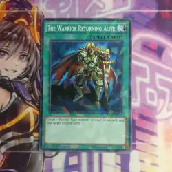 1X THE WARRIOR RETURNING ALIVE BP03-EN140 1ST SHATTERFOIL RARE NM YUGIOH - Image 1