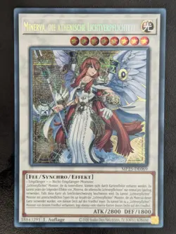 Minerva, die Athenische Lichtverpflichtete MP25-DE069 Secret Rare DE NM YUGIOH - Image 1