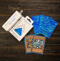 *PRE SALE* RAIN SLEEVES BY SAGES CNC (YUGIOH POKEMON MTG) BLUE GOLD RED BLACK - Image 1