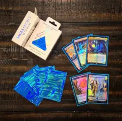 *PRE SALE* RAIN SLEEVES BY SAGES CNC (YUGIOH POKEMON MTG) BLUE GOLD RED BLACK - Image 2