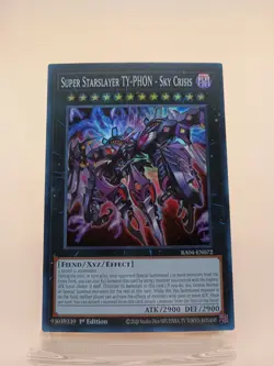 Yugioh! Super Starslayer TY-PHON - Sky Crisis - RA04-EN072 - Super Rare - 1st Ed - Image 1