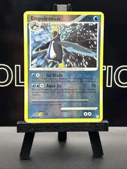 Empoleon 4/130 Reverse Holo Rare Diamond and Pearl Pokemon Card - Image 2