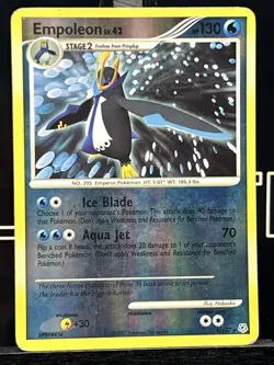 Empoleon 4/130 Reverse Holo Rare Diamond and Pearl Pokemon Card - Image 3
