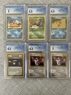 Pokemon Graded 17 Card Lot Vintage Holo Ninetales V, Dragonair Japanese SAR - Image 3