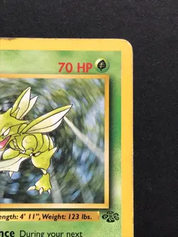 Scyther 26/64 Jungle Rare - Vintage Pokemon Card WOTC 1999 - Played - Image 3
