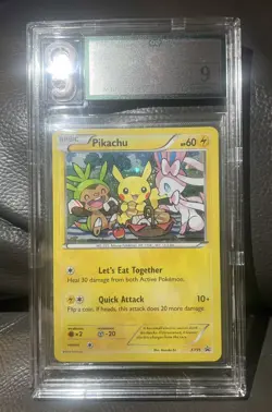 Pikachu XY95 Pokemon Card TCG XY Black Star Promo - Image 1