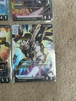 Gundam TCG Steel Requiem Lot of 6 Cards ALL LR ALL NM - Image 5