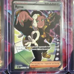 Pokemon Trainer Supporter Full Art Holo Card Lot 12 Cards Iris, Ryme, Ortega - Image 4