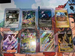 Pokemon card Lot 8 Total Cards - Image 1