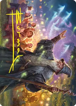 MTG Gandalf, Friend of the Shire Art Card (Gold-Stamped Signature) [The Lord of - Image 1