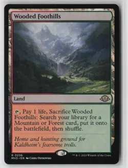 Wooded Foothills 236 Rare Modern Horizons 3 Near Mint - Image 1
