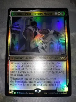Kambal, Profiteering Mayor MTG x1 FOIL Outlaws of Thunder Junction NM/Pack Fresh - Image 1
