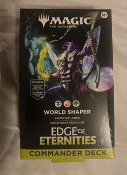 ✅ NEW MTG Magic The Gathering Edge of Eternities Commander Deck WORLD SHAPER ✅ - Image 1