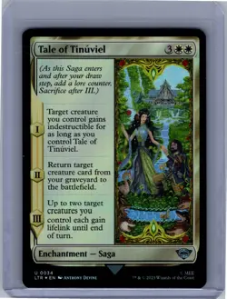 Tale of Tinuviel 34 Foil The Lord of the Rings: Tales of Middle-earth MTG LP - Image 1