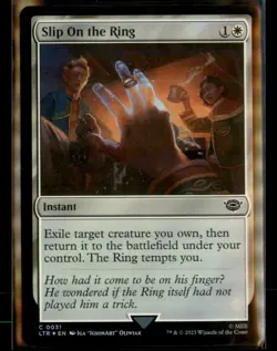Slip on the Ring Lord of the Rings: Tales of Middle-Earth Foil - Image 1