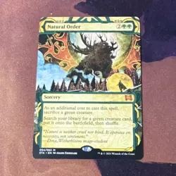 Natural Order Mythic 54 Strixhaven Mystical Archive Green Extended Art MTG - Image 1