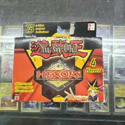 Yu-Gi-Oh Hexors Game Booster Pack (4 Hexors) Mattel 1996 NEW FACTORY SEALED - Image 1