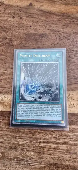 YUGIOH PRIMITE DRILLBEAM QUARTER CENTURY SECRET RARE NEAR MINT ROTA-EN060 - Image 1