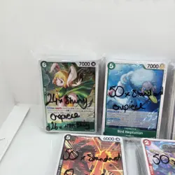 One Piece Card Lot 171 Cards 24x Shiny + Leader Mixed JP/EN NM Bulk Bundle Lot - Image 5