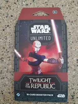 2025 STAR WARS UNLIMITED - TWILIGHT OF THE REPUBLIC 16-Card Sleeved Booster Pack - Image 1