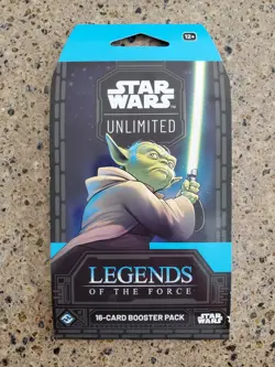 2025 STAR WARS UNLIMITED - LEGENDS OF THE FORCE (16-Card Sleeved Booster Pack) - Image 1