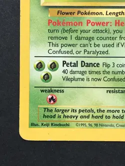 Vileplume 31/64 Jungle Rare - Vintage Pokemon Card WOTC 1999 - Played - Image 5