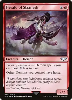 Herald of Slaanesh-Warhammer 40,000 Commander-Regular-77-LP - Image 1