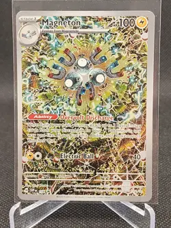 Magneton 159 Pokemon TCG Scarlet & Violet Black Star Promo Full Art Holo - Image 1