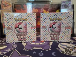 Pokemon TCG Japanese 151 Booster Box sv2a Sealed with Shrink Wrap: Lot of (2) - Image 1