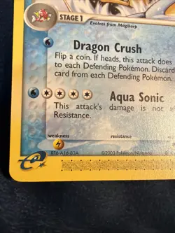 RARE Pokemon Non-holo 2003 Gyarados 32/97 NM Vintage EX Dragon - Image 5