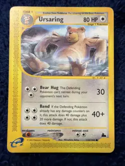 Pokemon TCG Ursaring 110/144 Skyridge HOT TUB URSARING - Image 1