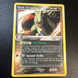 Dark Tyranitar 20/109 Team Rocket Returns Regular Non Holo VLP Vintage Pokemon - Image 1