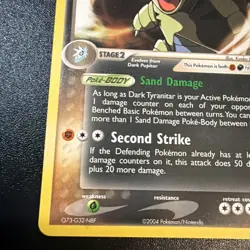 Dark Tyranitar 20/109 Team Rocket Returns Regular Non Holo VLP Vintage Pokemon - Image 5