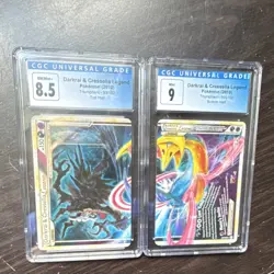 Pokemon Darkrai & Cresselia Legend Triumphant 2010 CGC Graded 99/102 100/102 - Image 1