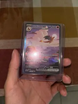 Pokemon TCG Charizard ex 199/165 Sv: Scarlet & Violet 151 Holo SIR - Image 3