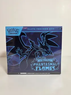 Pokemon TCG: Mega Evolution Phantasmal Flames Elite Trainer Box - Factory Sealed - Image 1