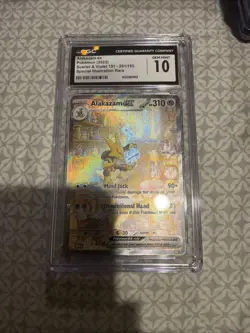 Pokemon Alakazam ex 201/165 Scarlet & Violet 151 SIR CGC 10 - Image 1