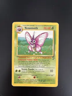 Pokemon TCG Venomoth Jungle 29/64 Regular Unlimited Rare - Image 1