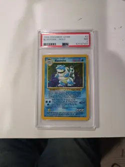 Blastoise Pokemon Base Set Holo 1999 Wizards of The Coast (WOTC) 2/102 PSA 7 - Image 1