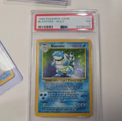 Blastoise Pokemon Base Set Holo 1999 Wizards of The Coast (WOTC) 2/102 PSA 7 - Image 2