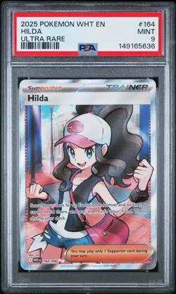 Hilda 164 Pokemon Wht En-White Flare PSA 9 - Image 1