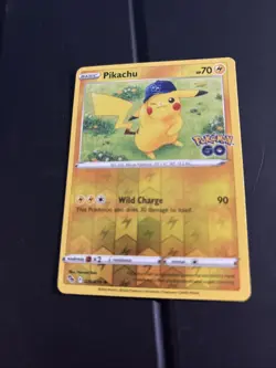 Pikachu 028/078 Pokemon GO Reverse Holo - Image 1