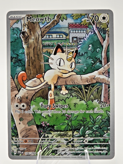 Meowth 106/094 Phantasmal Flames Pokemon Illustration Rare - Image 1